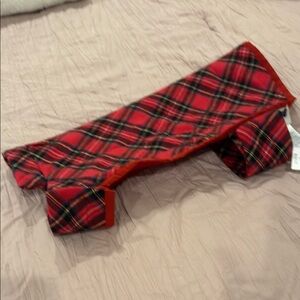 NWT J. Crew Red and Black Plaid FLANNEL Pet Jacket